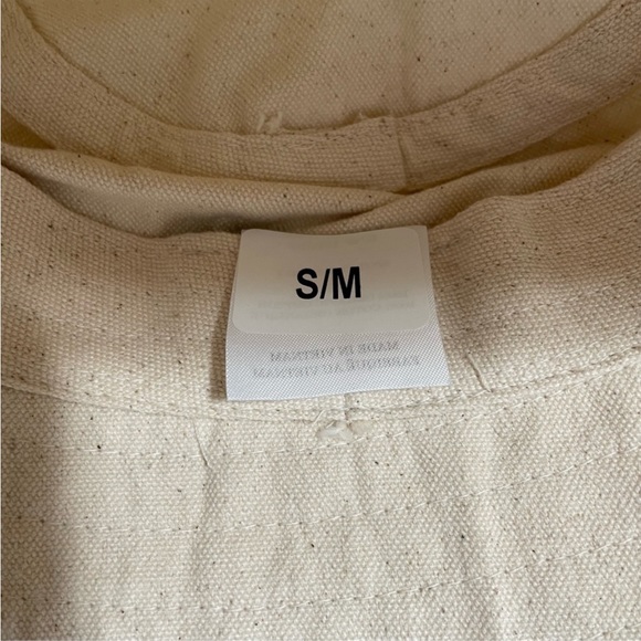 EVERLANE THE BUCKET HAT 100%ORGANIC COTTON CANVAS SUMMER STAPLE NWOT - Picture 4 of 7